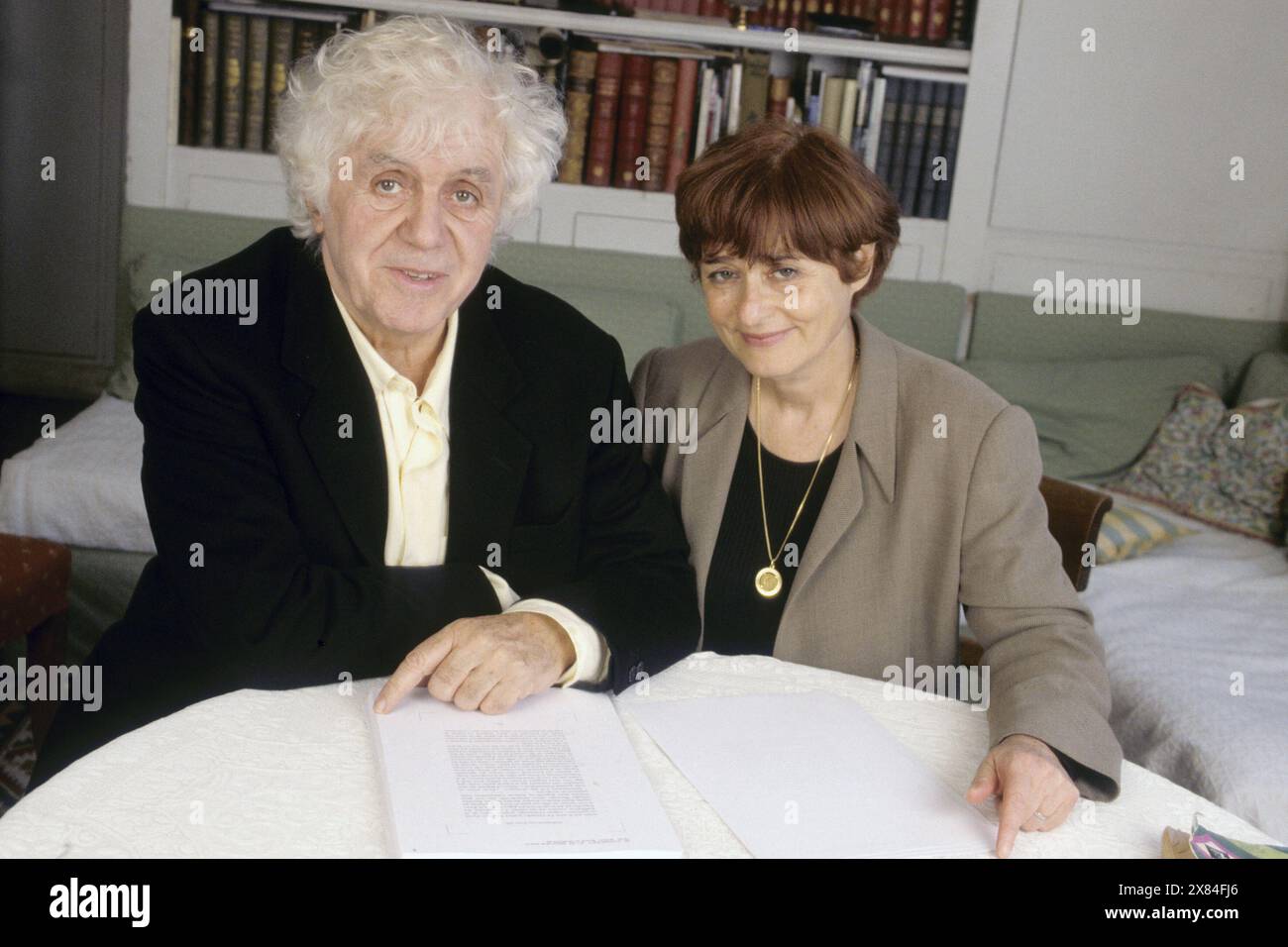 CHAILLOU Michel et Michele - Date : 19991101 ©John Foley/Opale.photo Stock Photo
