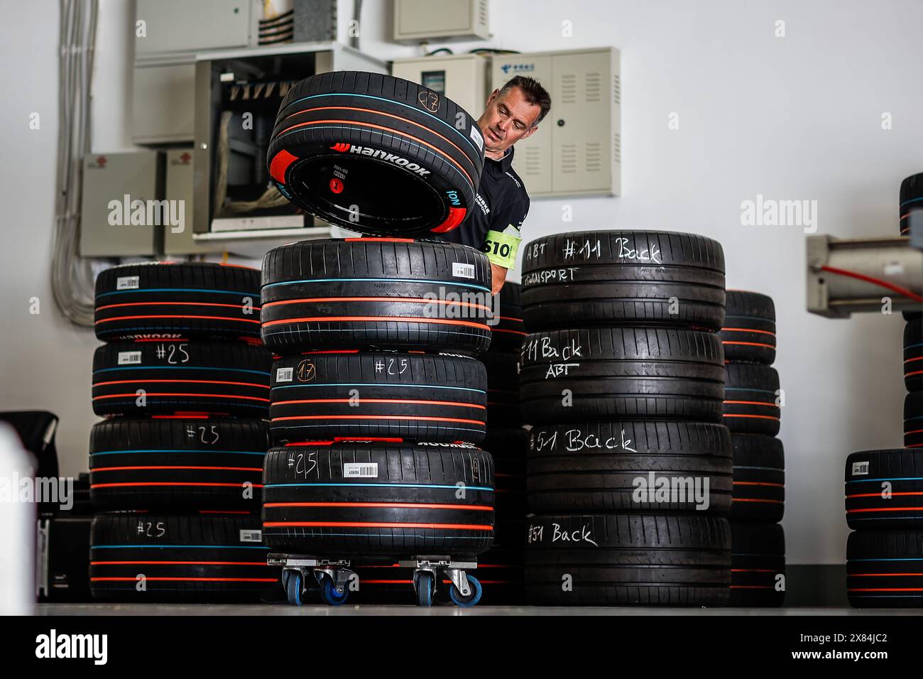 hankook, tyre, tire, during the 2024 Shanghai ePrix, 8th meeting of the ...