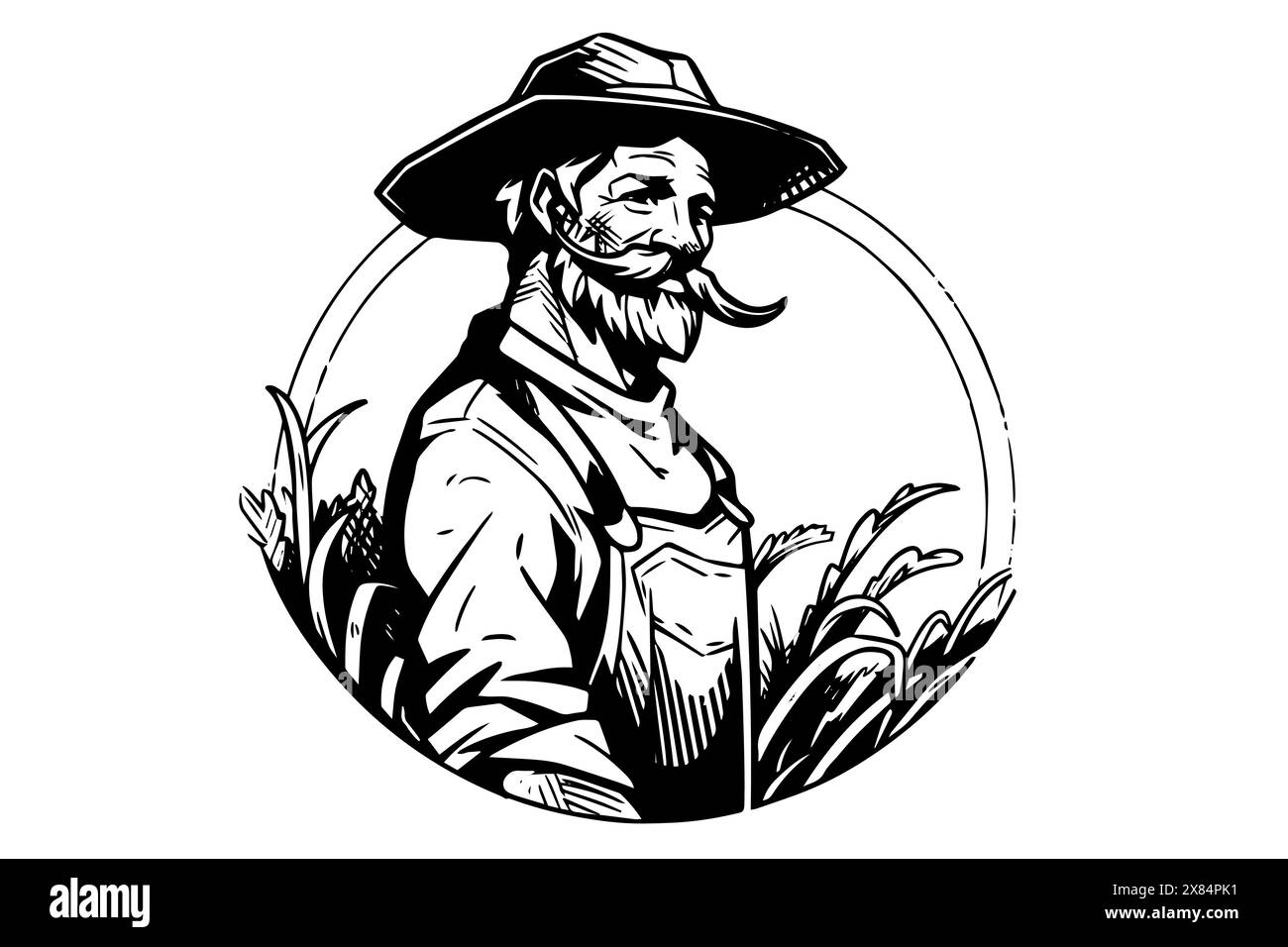 Vietnam farmer happy Black and White Stock Photos & Images - Alamy