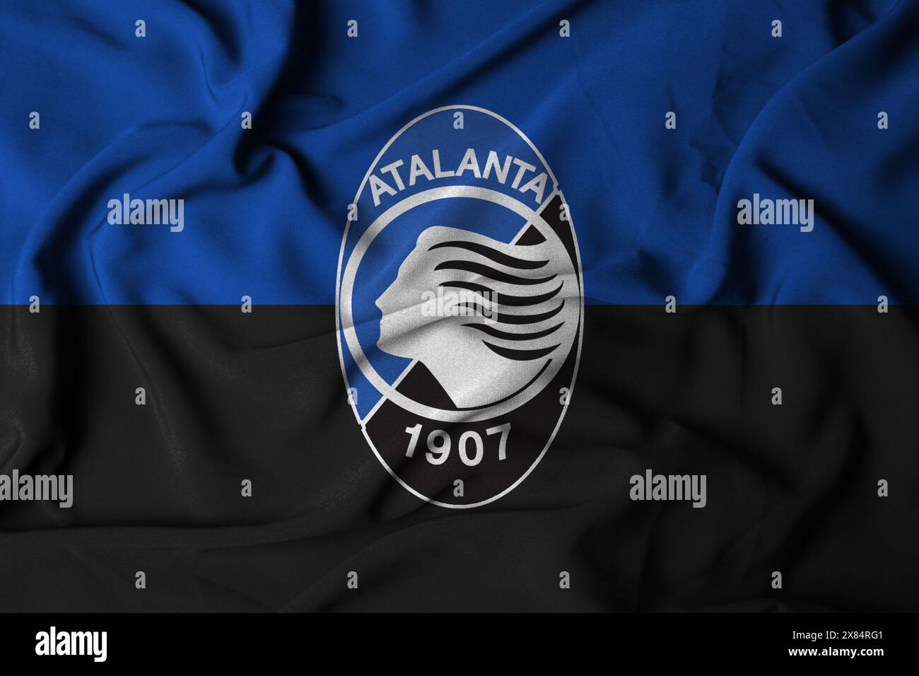 Fanion / Pennant Officiel Du Club De Football ATALANTA BERGAMO - Collection Italie