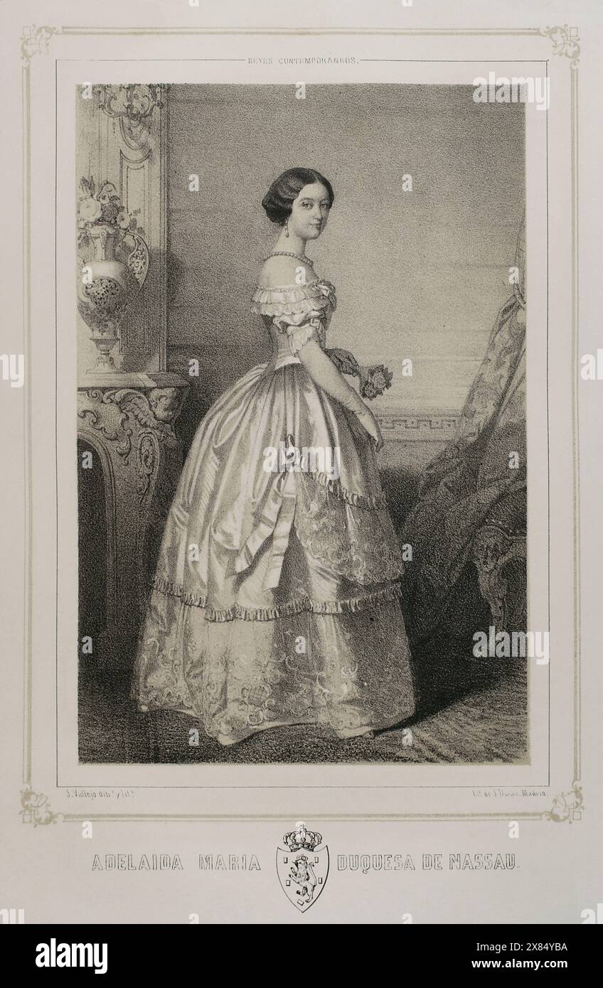 Adelheid-Marie of Anhalt-Dessau (1833-1916). Duchess consort