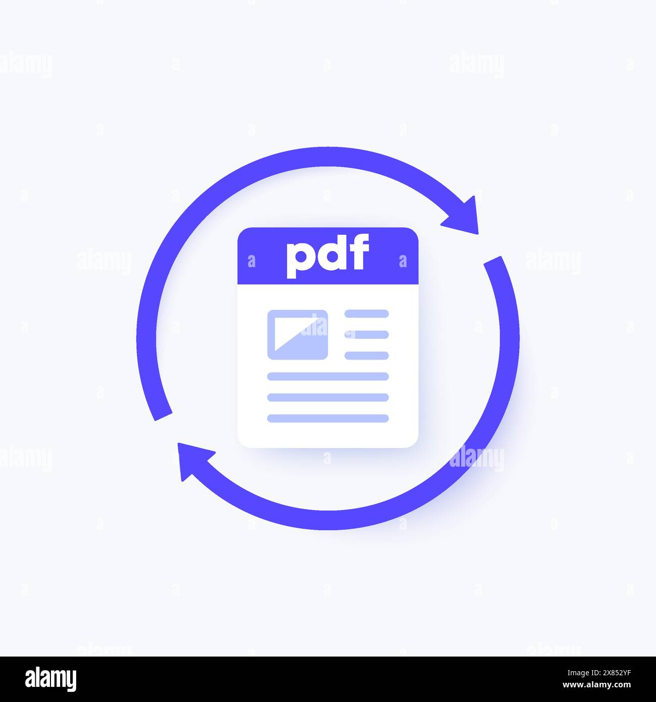 convert to PDF document vector icon Stock Vector Image & Art - Alamy