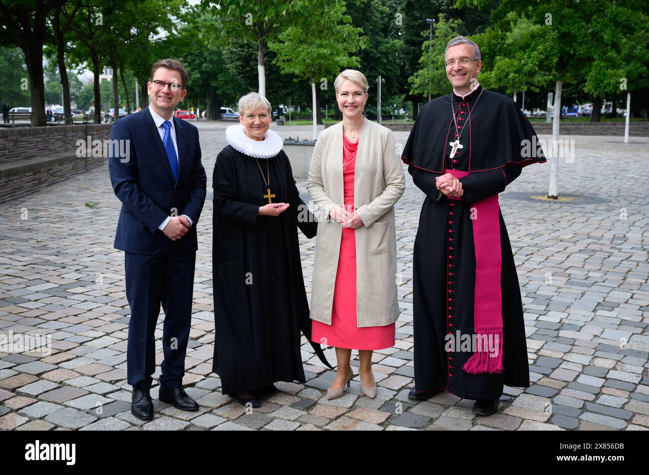 23 May 2024 Berlin Manuela Schwesig 2nd From Right SPD Minister 23 may 2024 berlin manuela schwesig 2nd from right spd minister