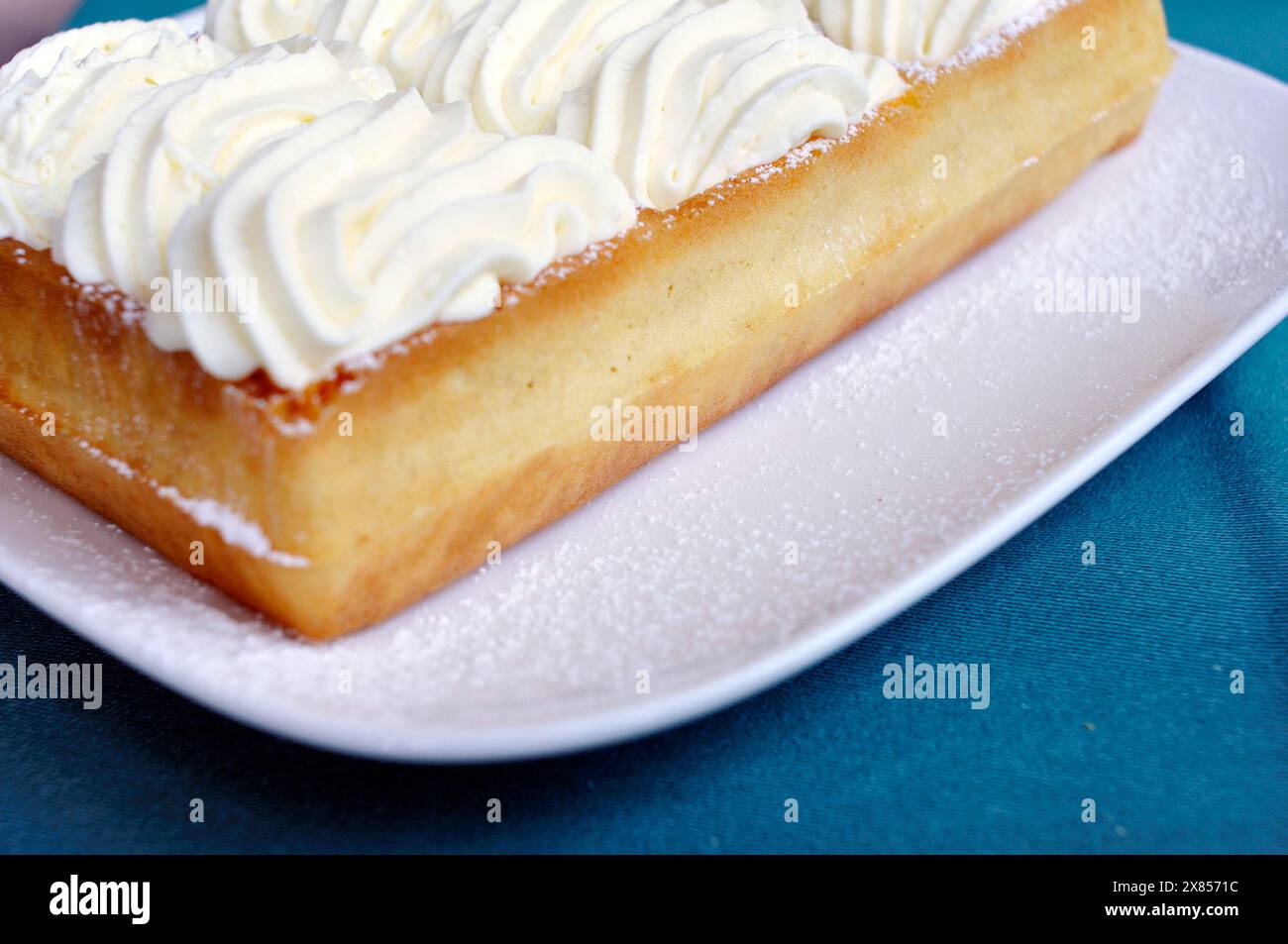 Belgium, Brussels, Gaufres de Leige or Waffles Stock Photo