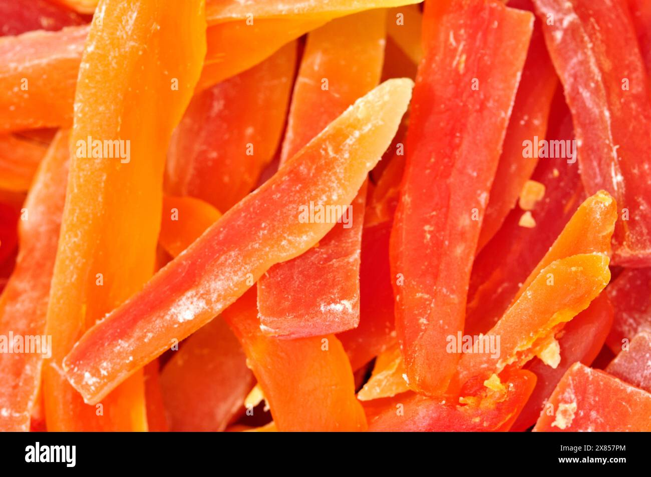 Dried Papaya Stock Photo