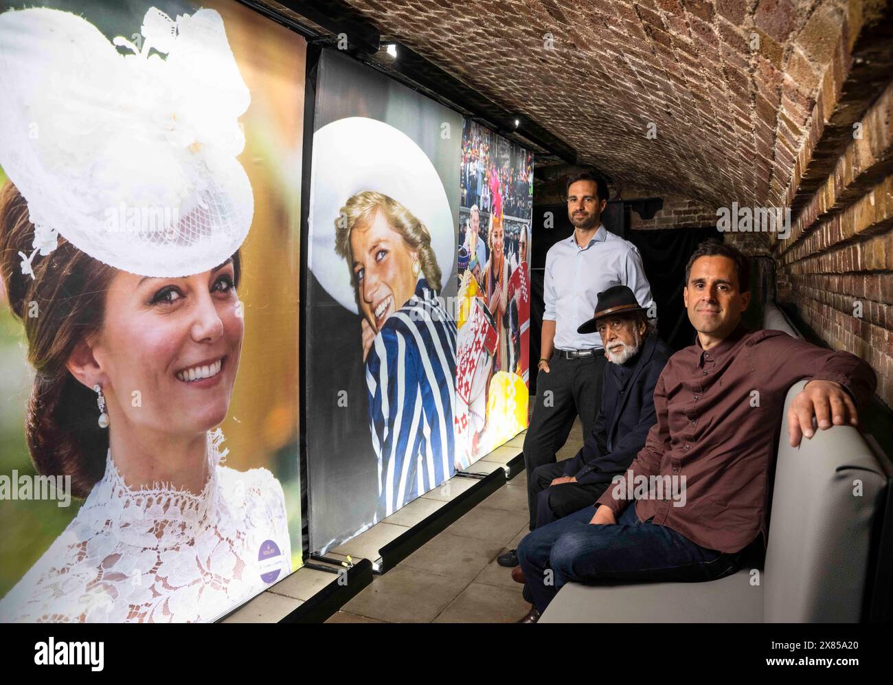 EDITORIAL USE ONLY (left to right) Photographers Samir Hussein, Anwar