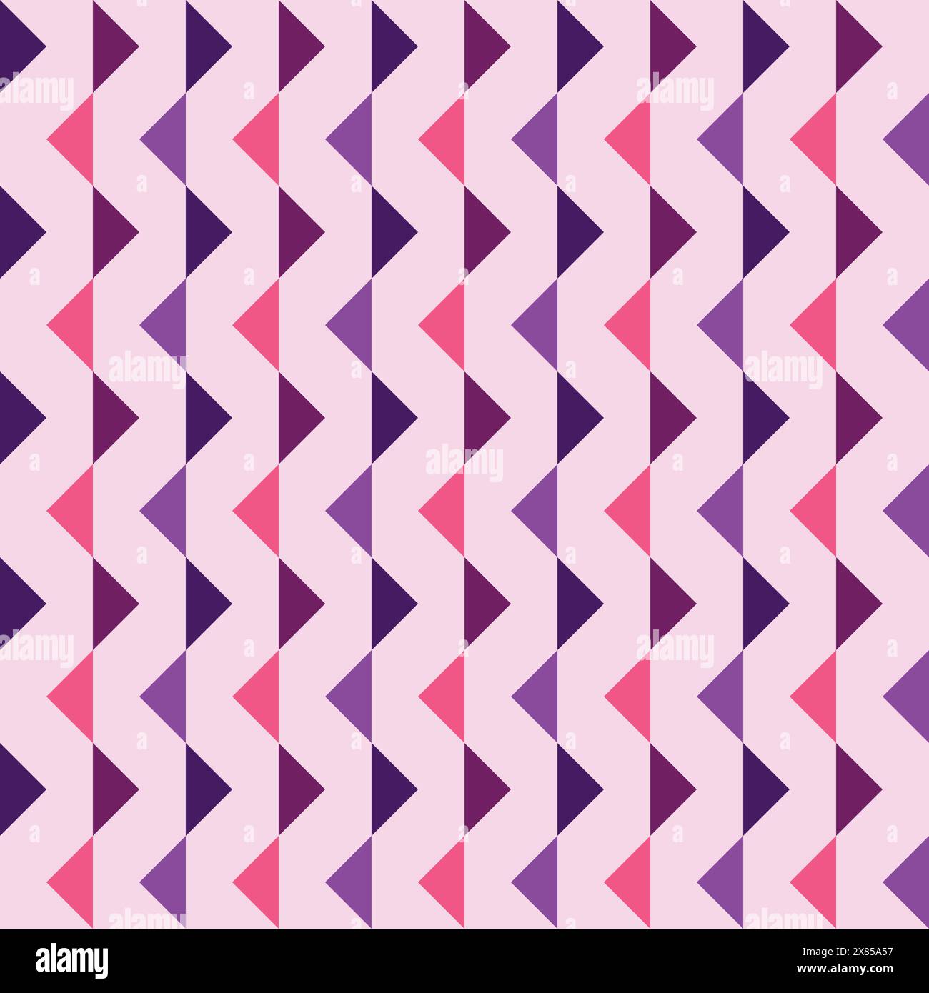 geometry zig zag triangle vector pattern. triangle wallpaper design Stock Vector