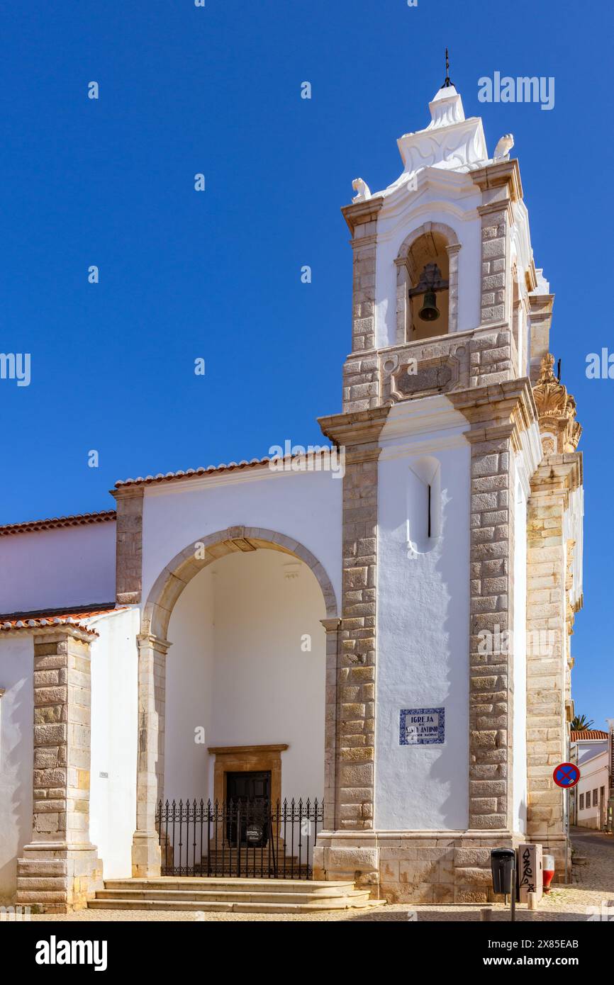 Igreja de Santo António (Santo Antonio Church or Church of St. Anthony) in Lagos, Algarve, Portugal Stock Photo