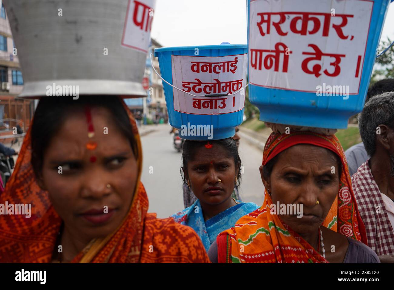 Kathmandu, Bagmati, Nepal. 23rd May, 2024. People From The Saptari ...