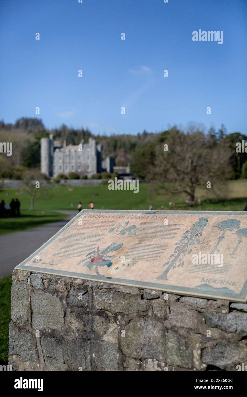 Castlewellan Castle in Castlewellan Forest Park County Down Stock Photo