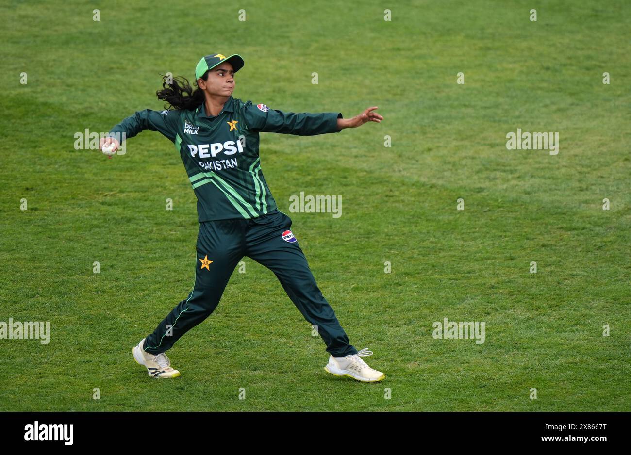Pakistan Rasheed Sadaf Pakistan's Sadaf Shams during the first women's one day international ...