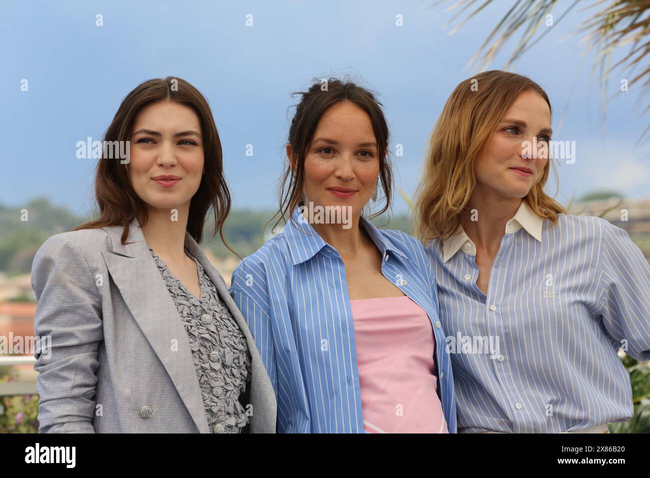 Cannes, France. 23rd May, 2024. Anamaria Vartolomei, Anaïs Demoustier ...