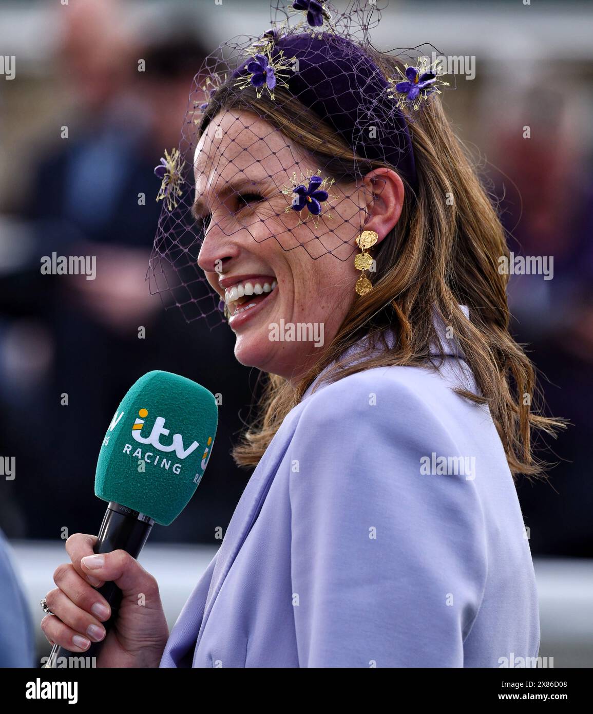 Racing TV presenter Francesca Cumani Stock Photo Alamy