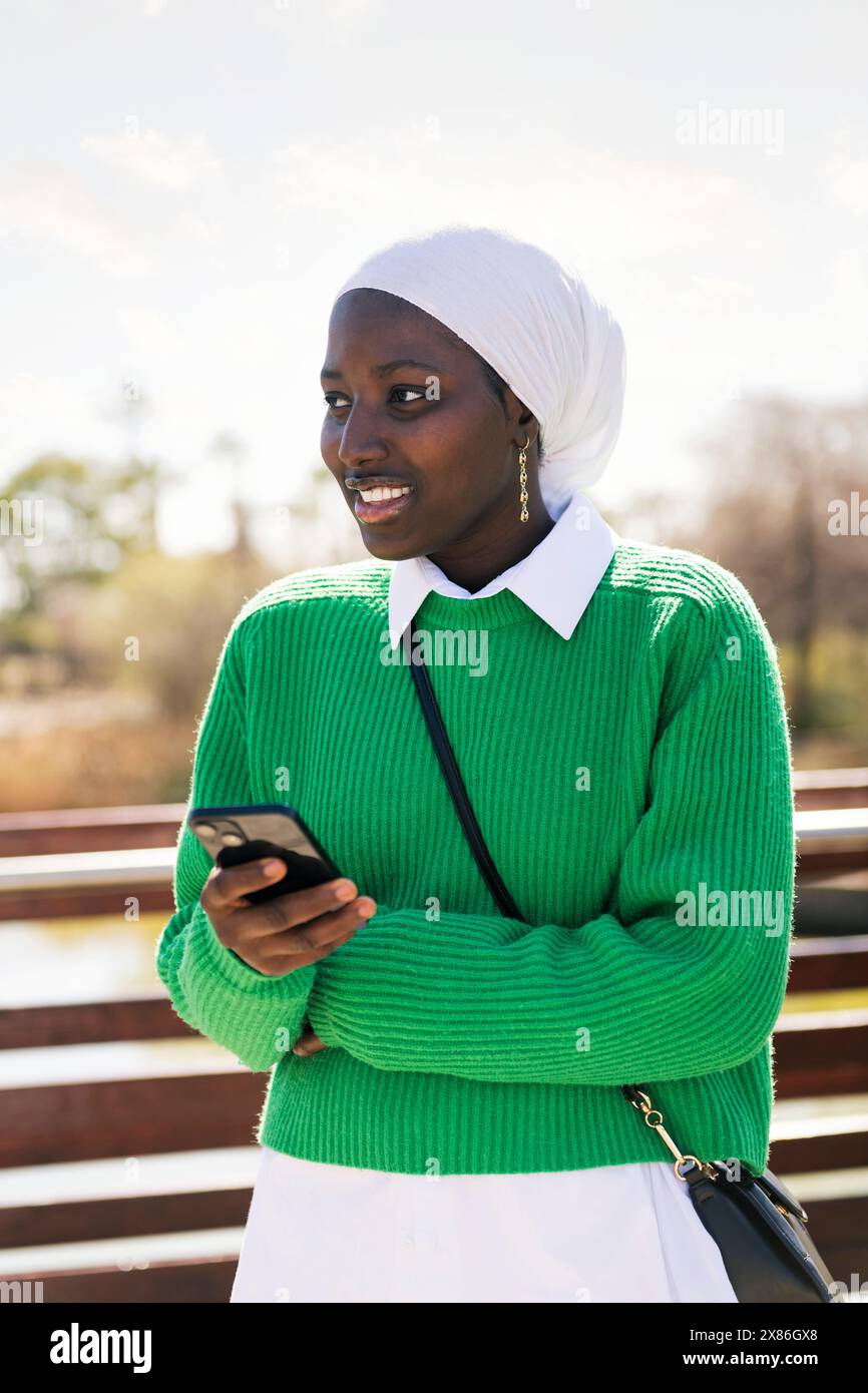 Attractive young african muslim hi-res stock photography and images - Alamy