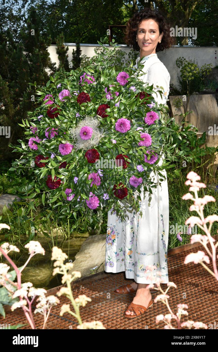 20 May 2024. London, UK. Indira Varma at the 2024 RHS Chelsea Flower