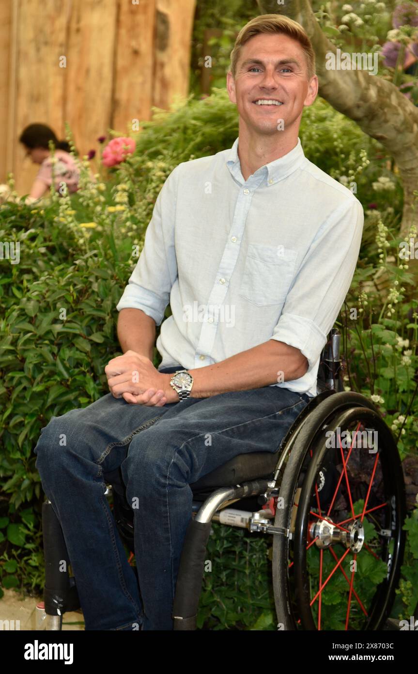 20 May 2024. London, UK. Steve Brown at the 2024 RHS Chelsea Flower Show London.  Sue Andrews/Alamy. Stock Photo