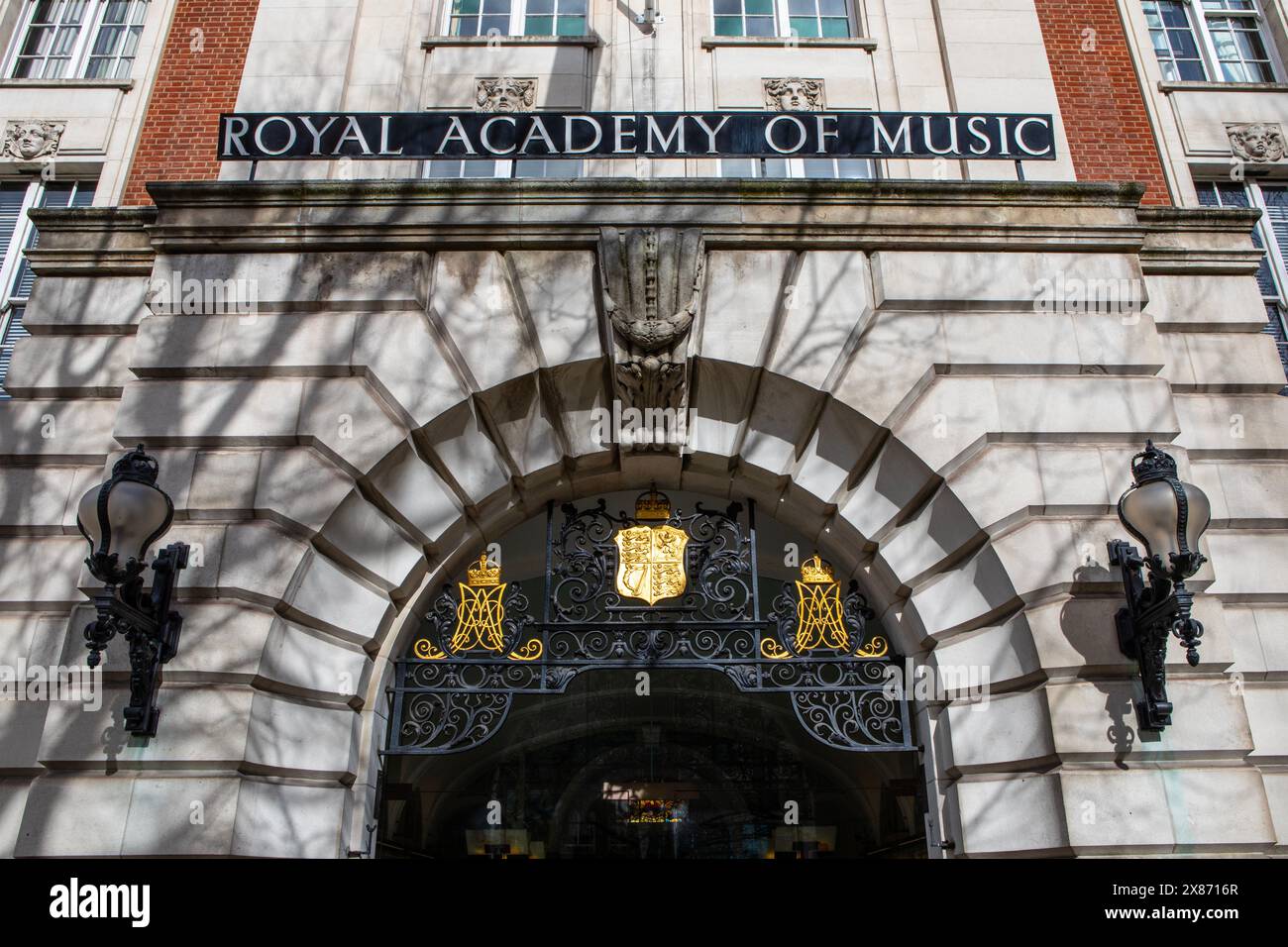London, UK - March 4th 2024: The exterior of the historic Royal Academy ...