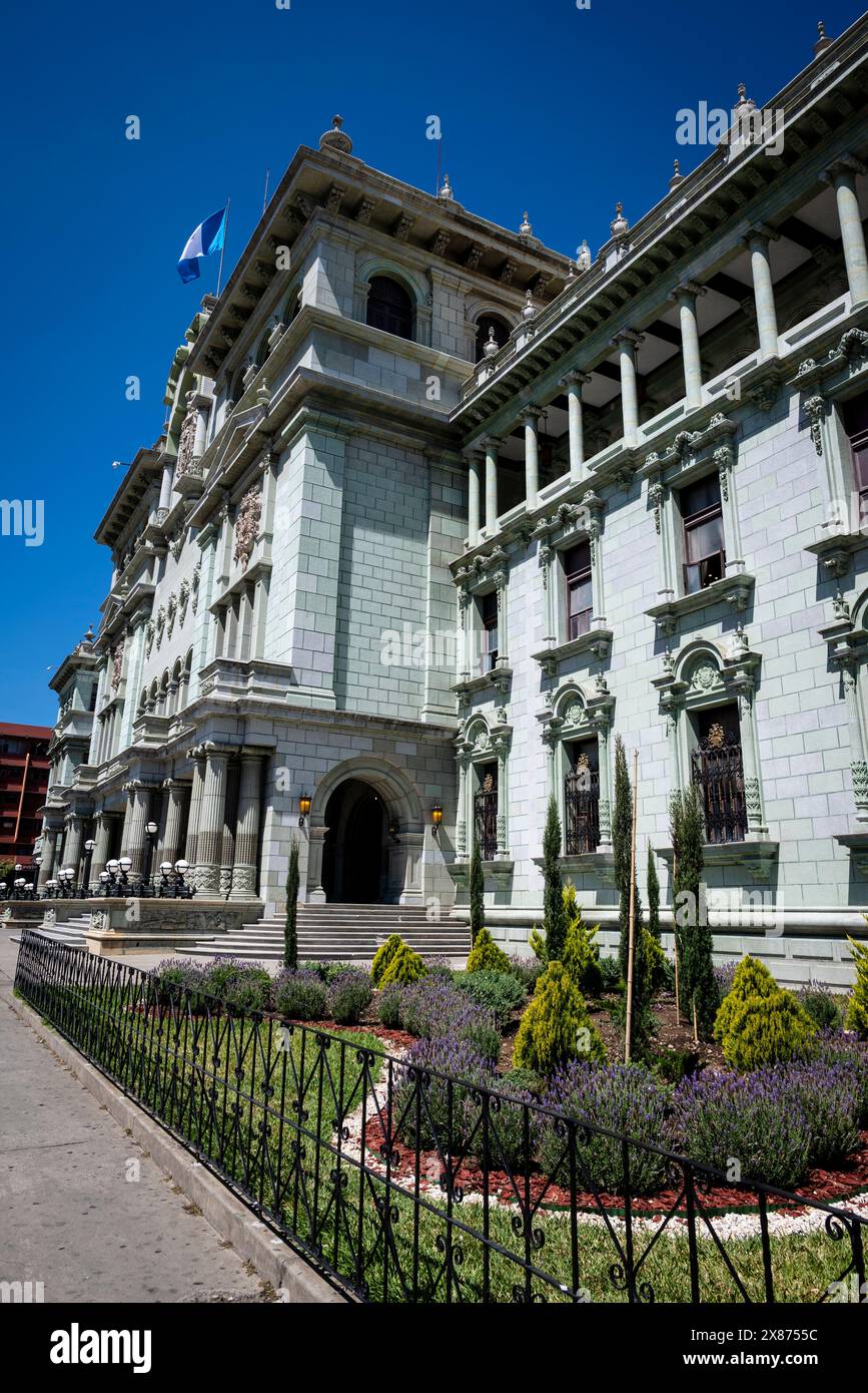 National Palace of Culture, a former Presidential palace presently a museum,Guatemala City, Guatemala Stock Photo