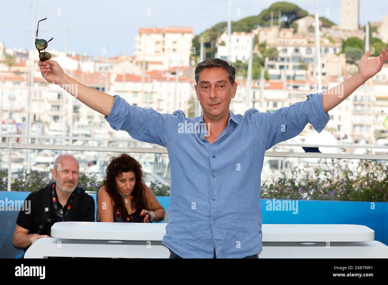 Miguel Gomes poses at the photo call of the 'Grand Tour' during the