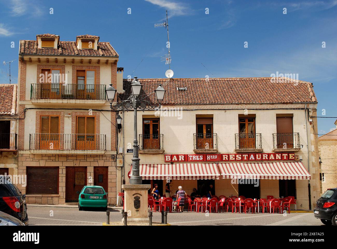 facades-in-pradena-segovia-spain-stock-photo-alamy