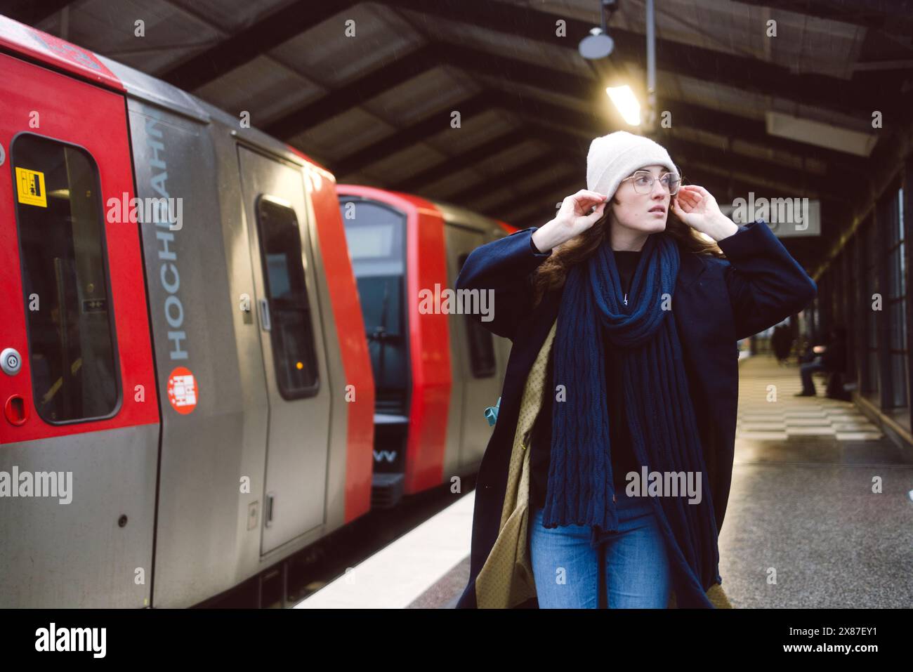 Woman knit train hi-res stock photography and images - Alamy