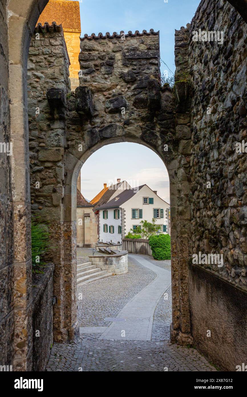Gate at Rapperswil Castle, Rapperswil, St Gallen Canton, Switzerland ...