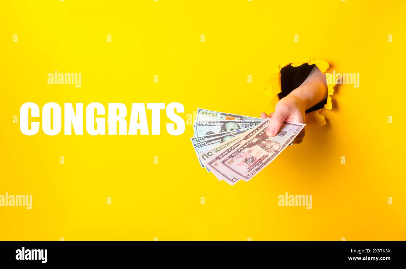 Congratulations fund hi-res stock photography and images - Alamy