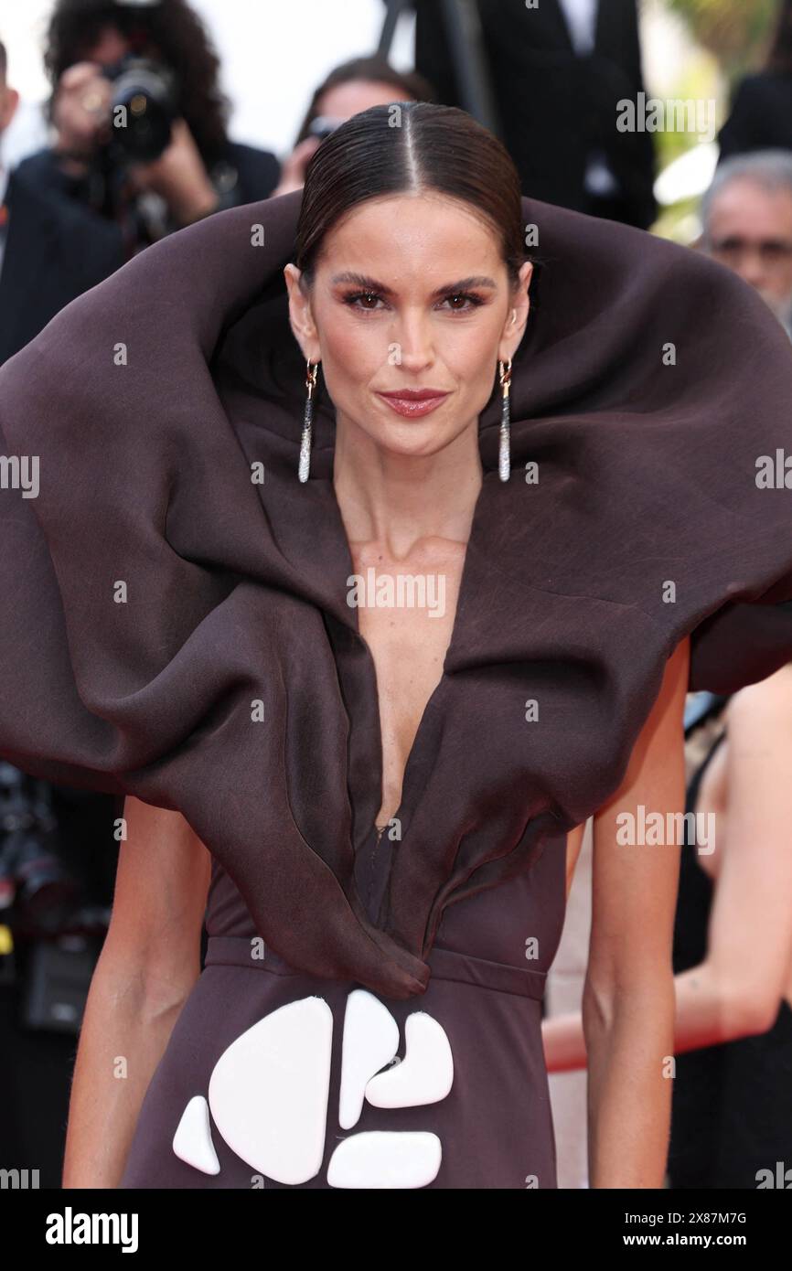 Izabel Goulart attends the 'L'Amour Ouf' (Beating Hearts) Red Carpet at the 77th annual Cannes Film Festival at Palais des Festivals on May 23, 2024 in Cannes, France. Photo by David Boyer/ABACAPRESS.COM Stock Photo