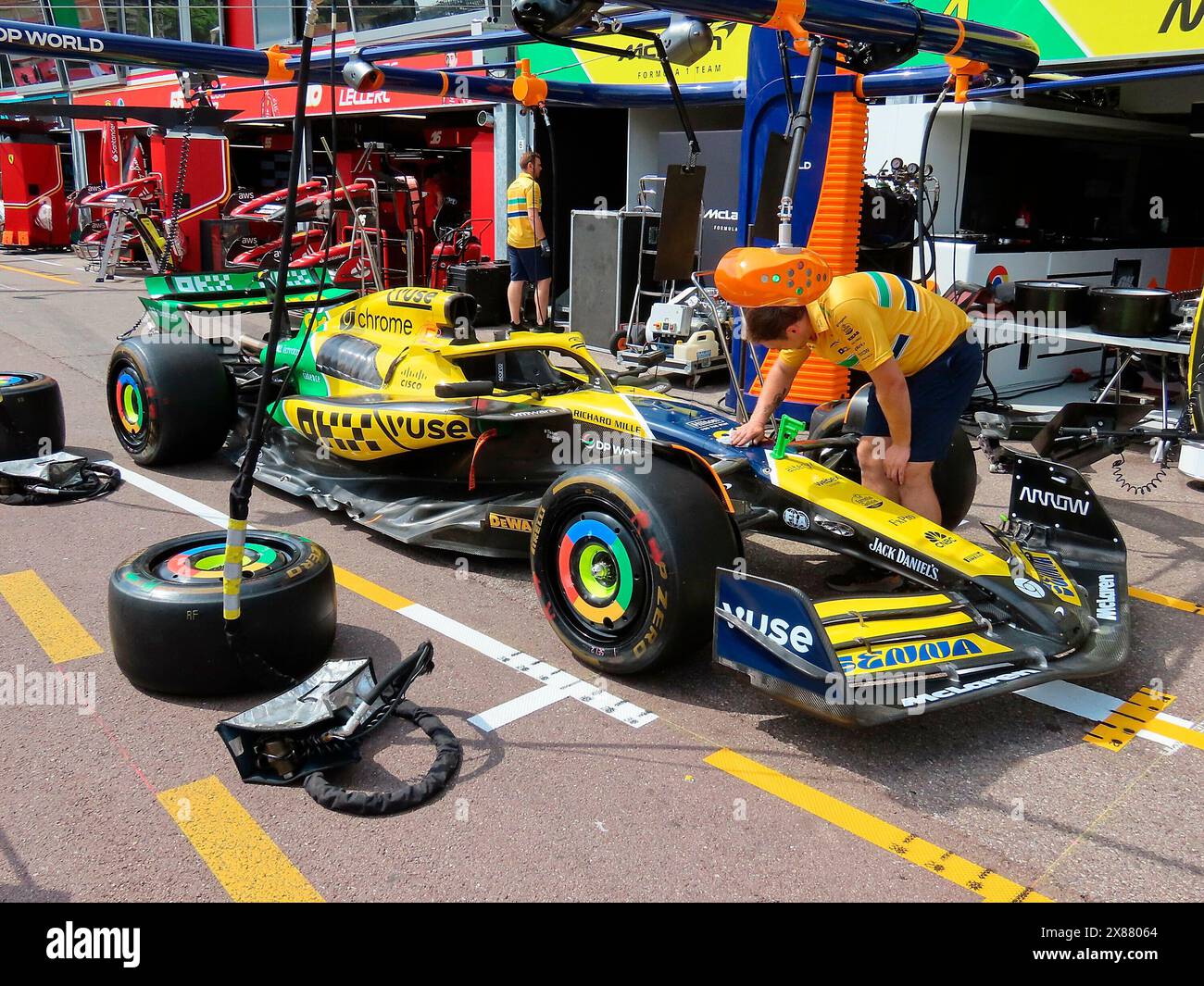  May 23, 2024, Circuit de Monaco, Monte Carlo, Formula 1 Grand Prix Illustration 