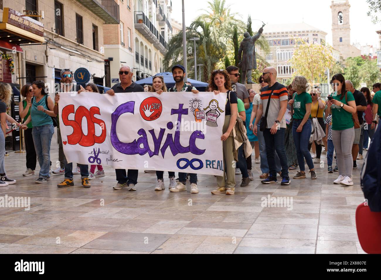 Valencia, Spain May 23, 2024 Thousands of People take part in a