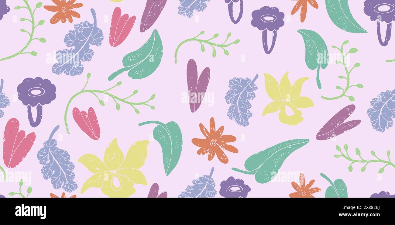 Vector seamless overlapping pattern Stock Vector Image & Art - Alamy