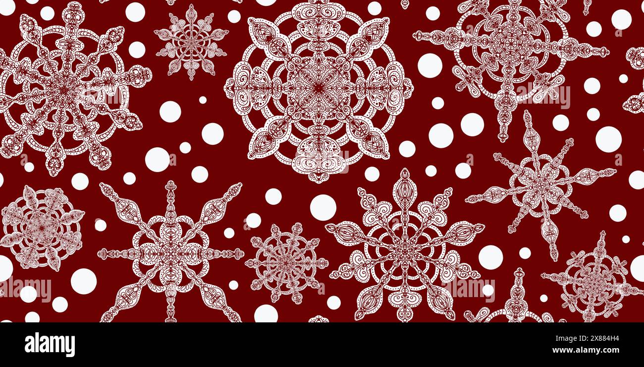 Vector seamless overlapping pattern Stock Vector Image & Art - Alamy