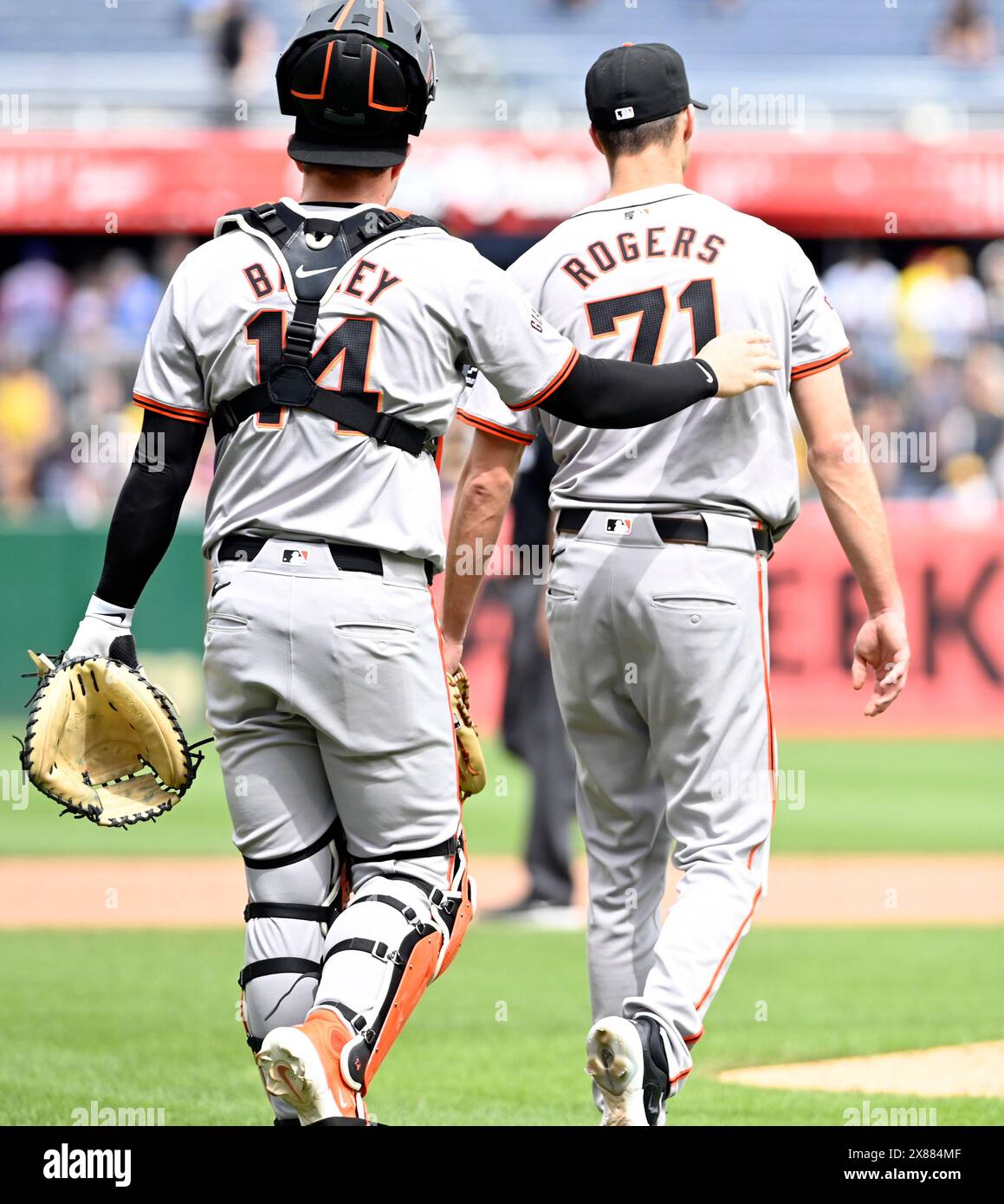 Pittsburgh, United States. 23rd May, 2024. San Francisco Giants catcher