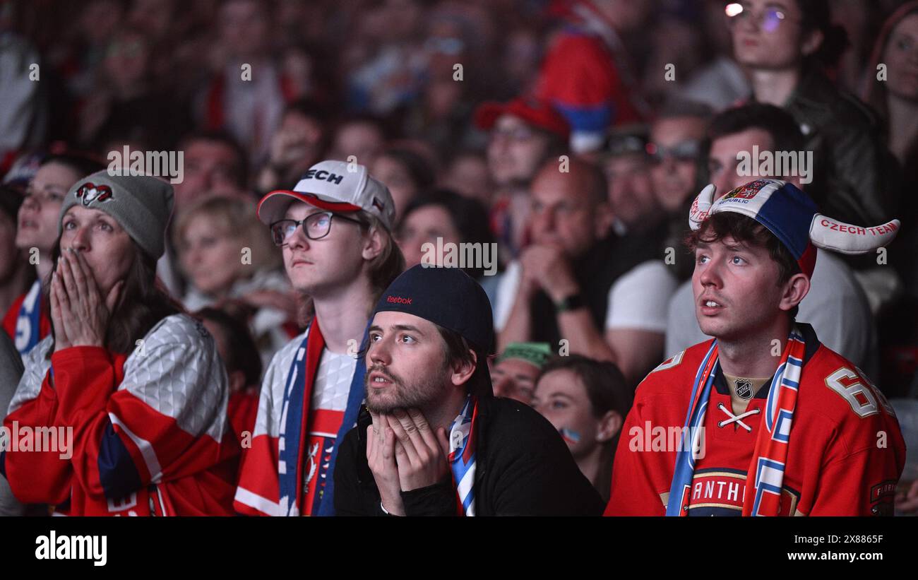 Prague, Czech Republic. 23rd May, 2024. Czech Republic vs USA quarter