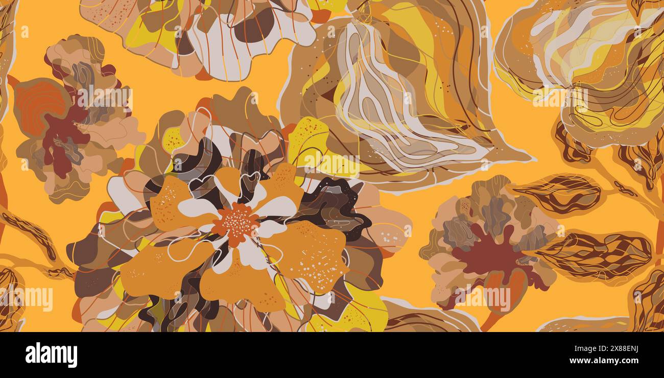 Vector seamless overlapping pattern Stock Vector Image & Art - Alamy