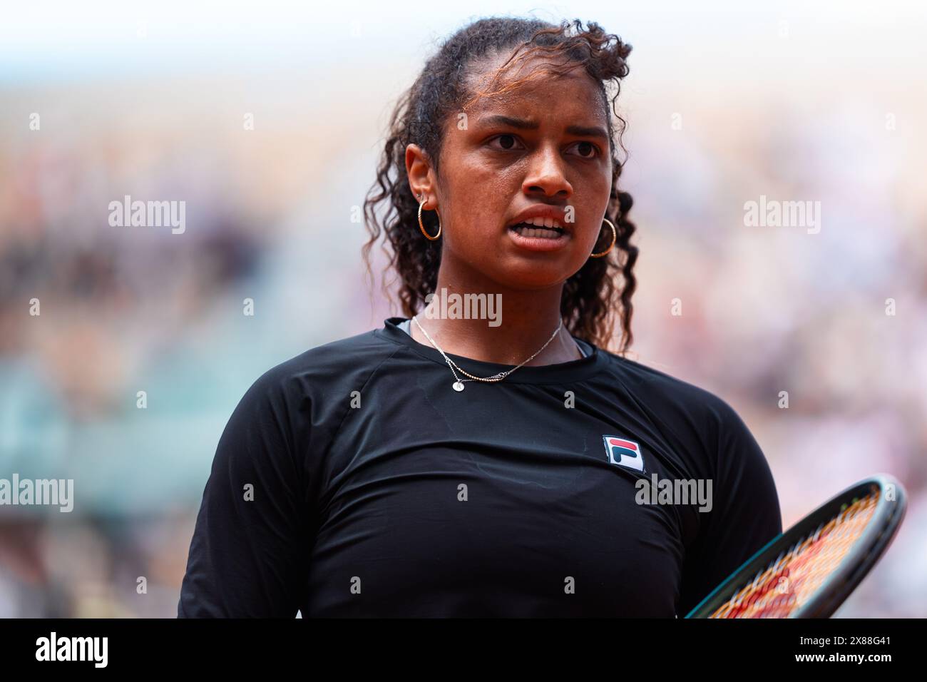 Robin MONTGOMERY (USA) during the Roland-Garros 2024, ATP and WTA Grand