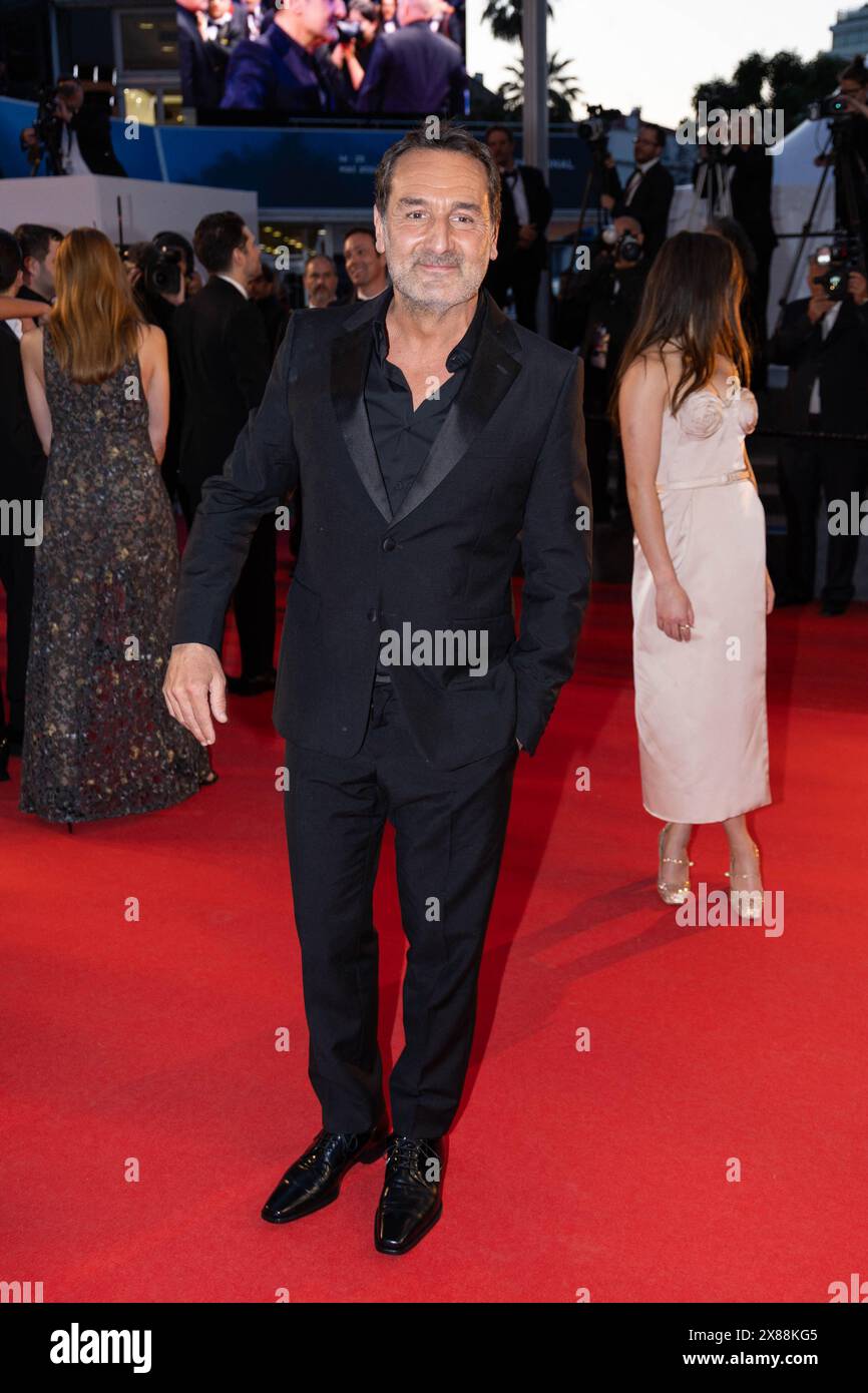 Gille Lellouche depart the "L'Amour Ouf" (Beating Hearts) Red Carpet at