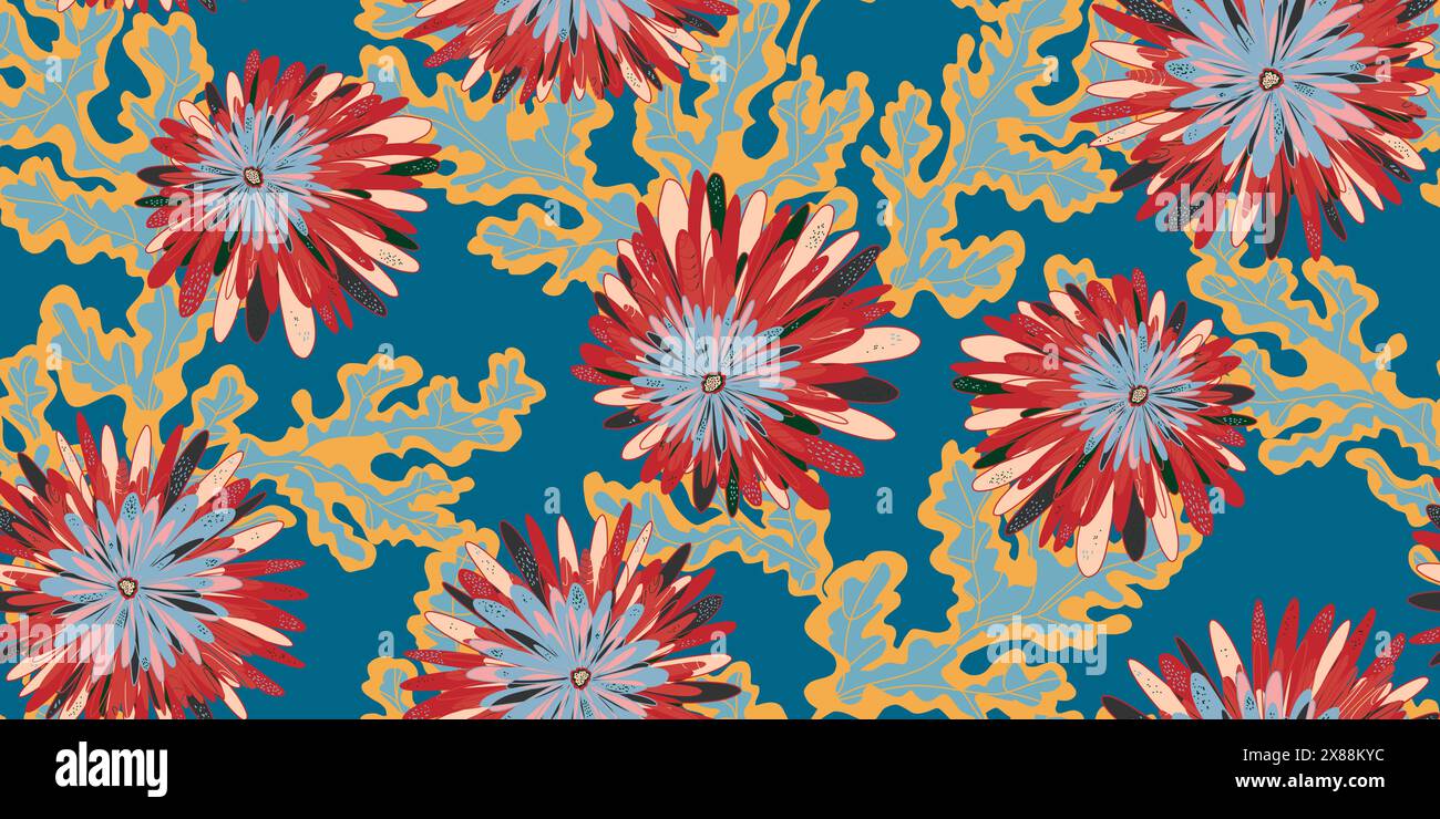 Vector seamless overlapping pattern Stock Vector Image & Art - Alamy