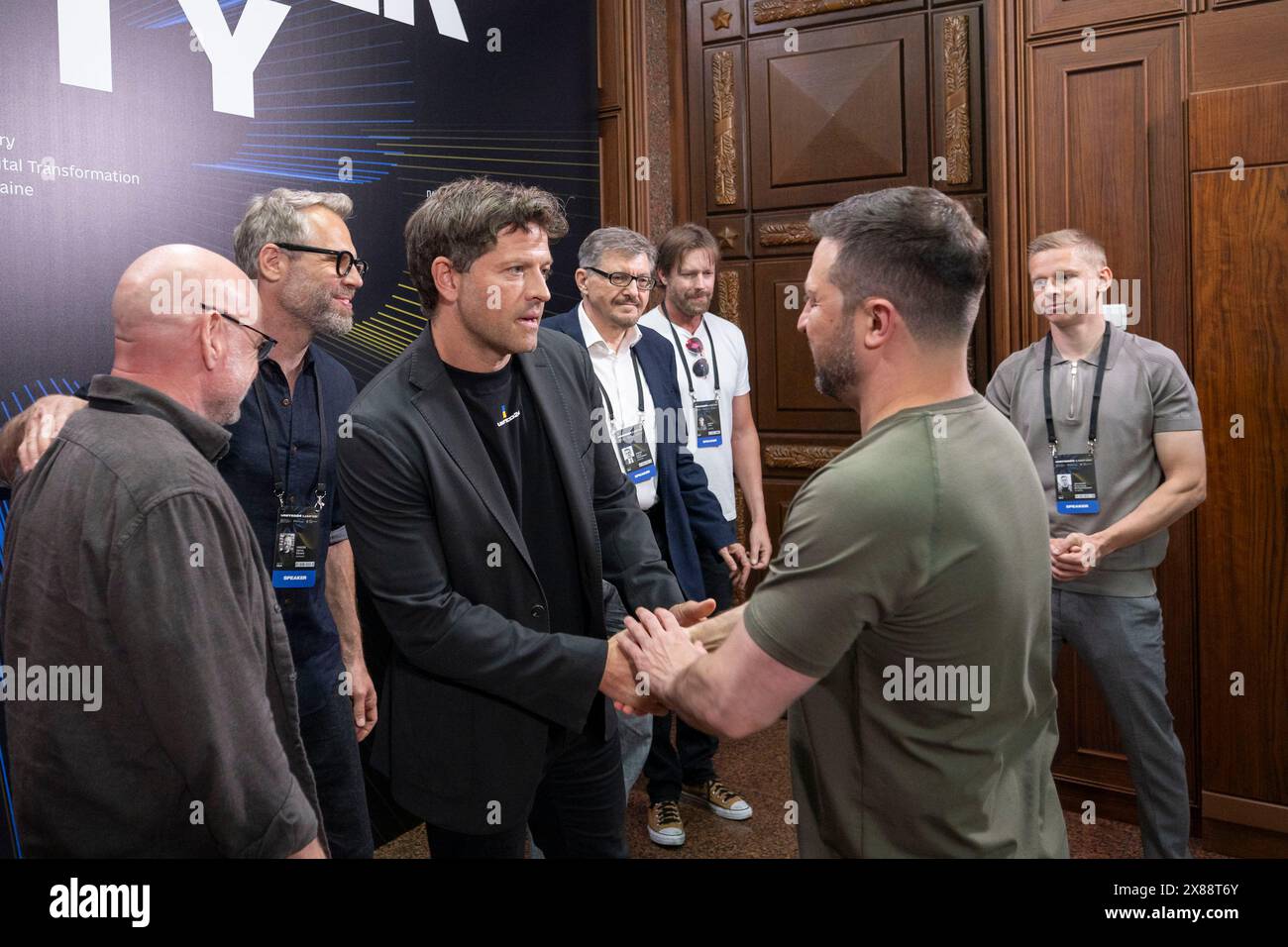 Kiev, Ukraine. 23 May, 2024. Ukrainian President Volodymyr Zelenskyy