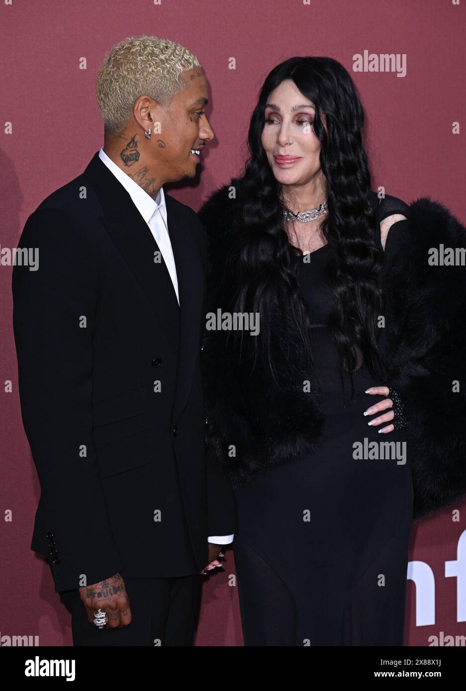 Cannes, France. May 23rd, 2024. Alexander 'AE' Edwards and Cher