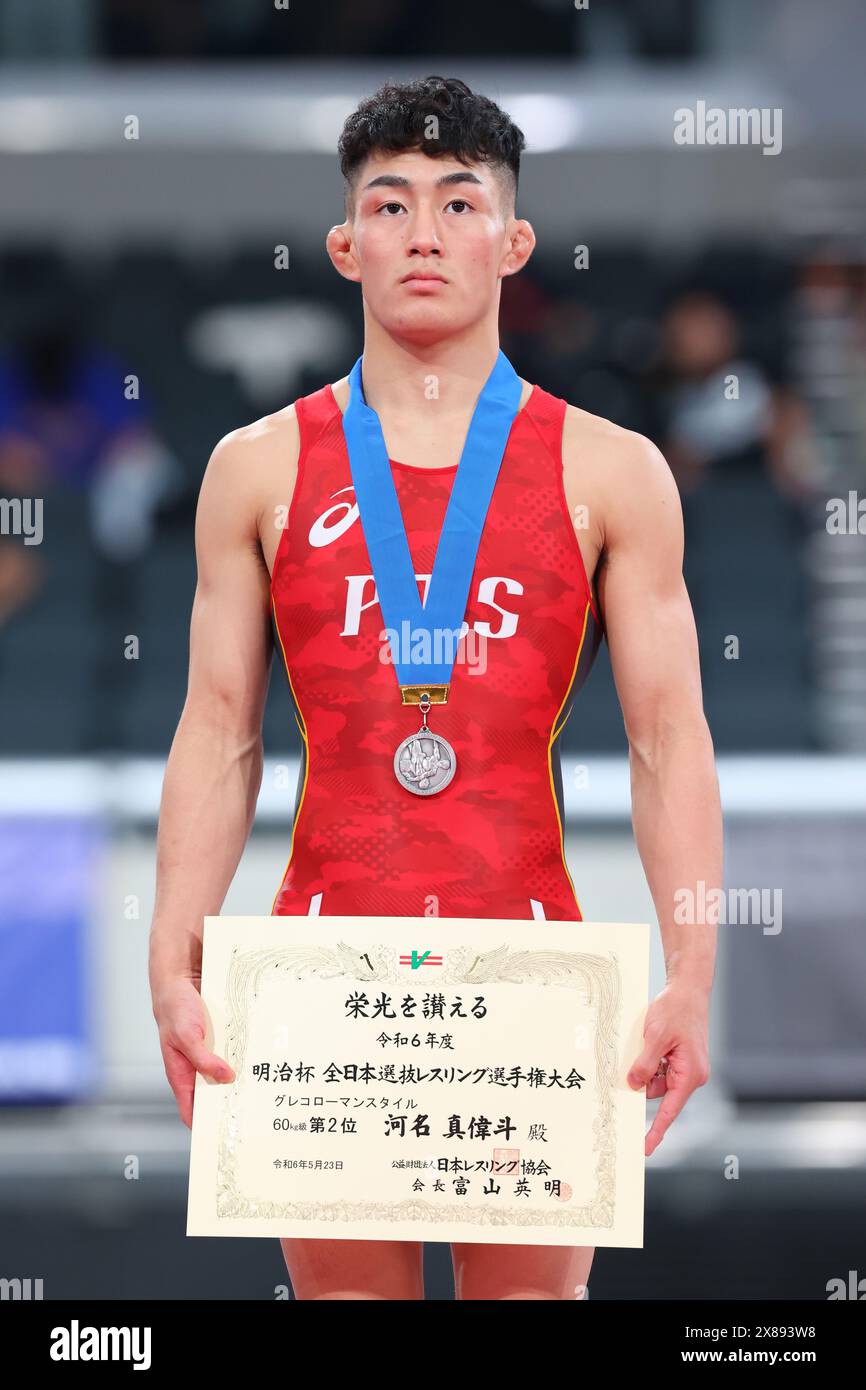tokyo-japan-23rd-may-2024-maito-kawana-wrestling-meiji-cup-all