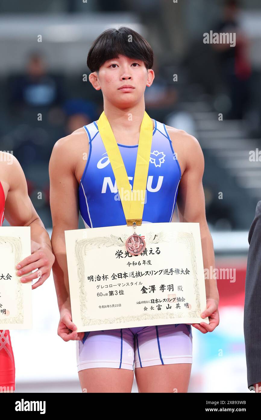 tokyo-japan-23rd-may-2024-kohaku-kanazawa-wrestling-meiji-cup-all