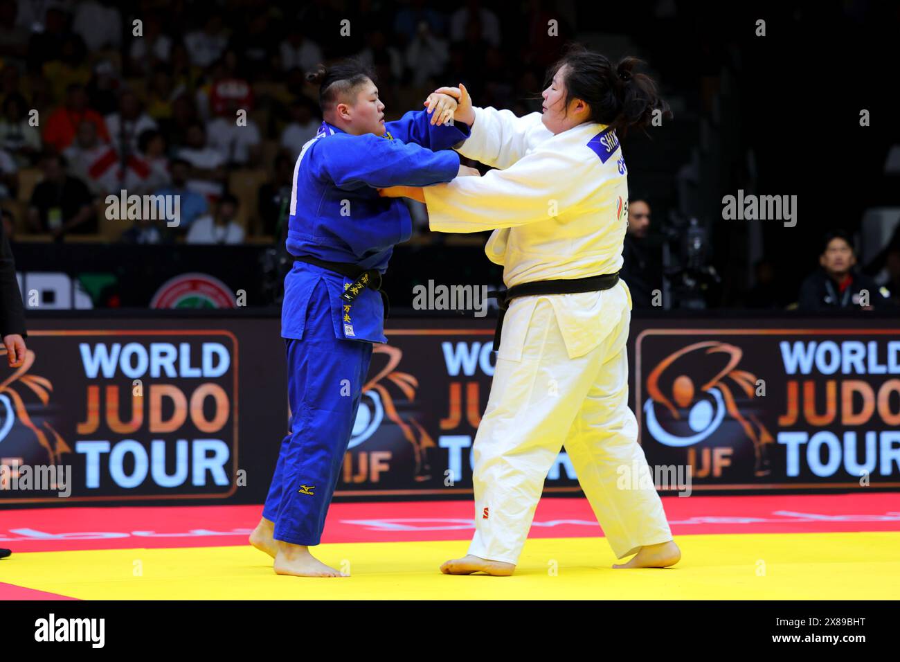(LR) Mao Arai (JPN), Shiyan Xu (CHN), MAY 23, 2024 Judo World Judo