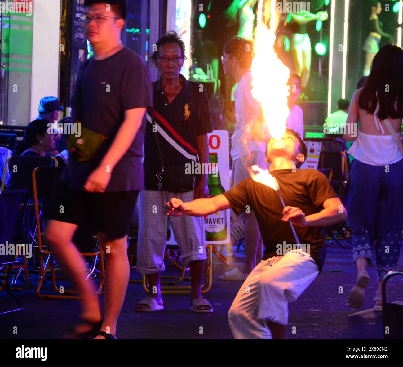 Daily life in Ho Chi Minh City, which used to be called Saigon, in