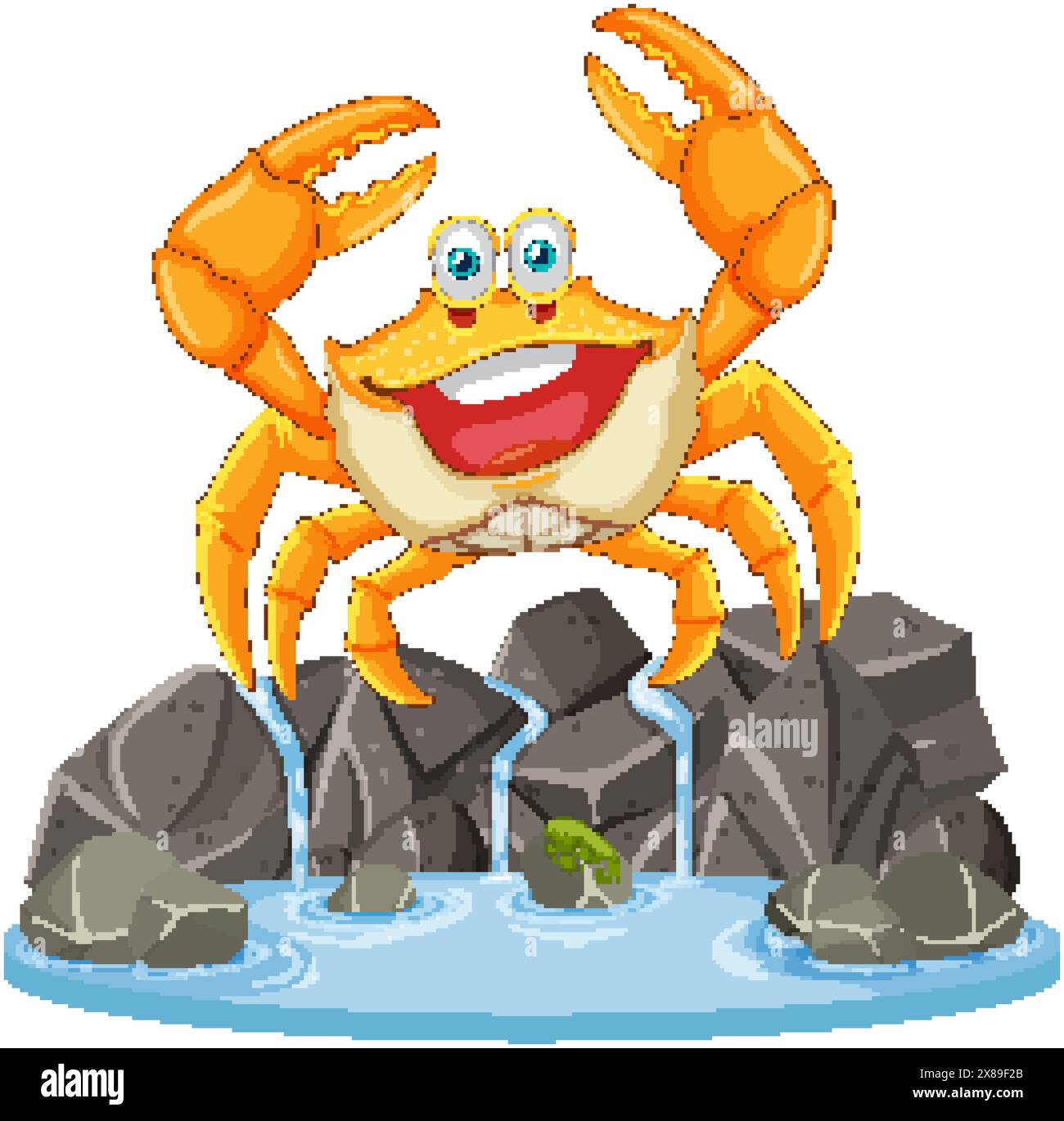 Standing On Rocks Vector Legs on rocks Stock Vector Images - Alamy