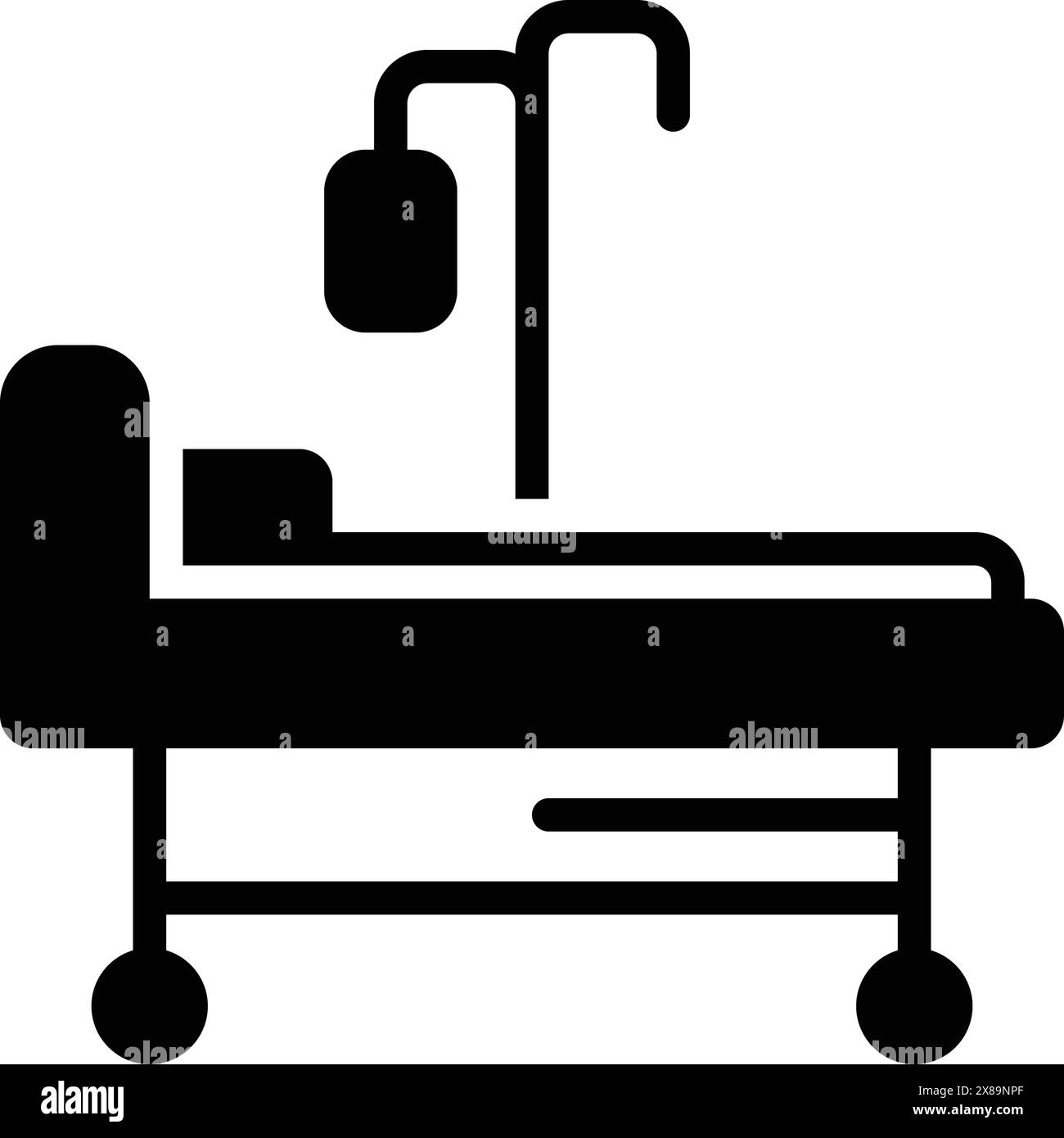 Hospital bed patient pillow Cut Out Stock Images & Pictures Alamy