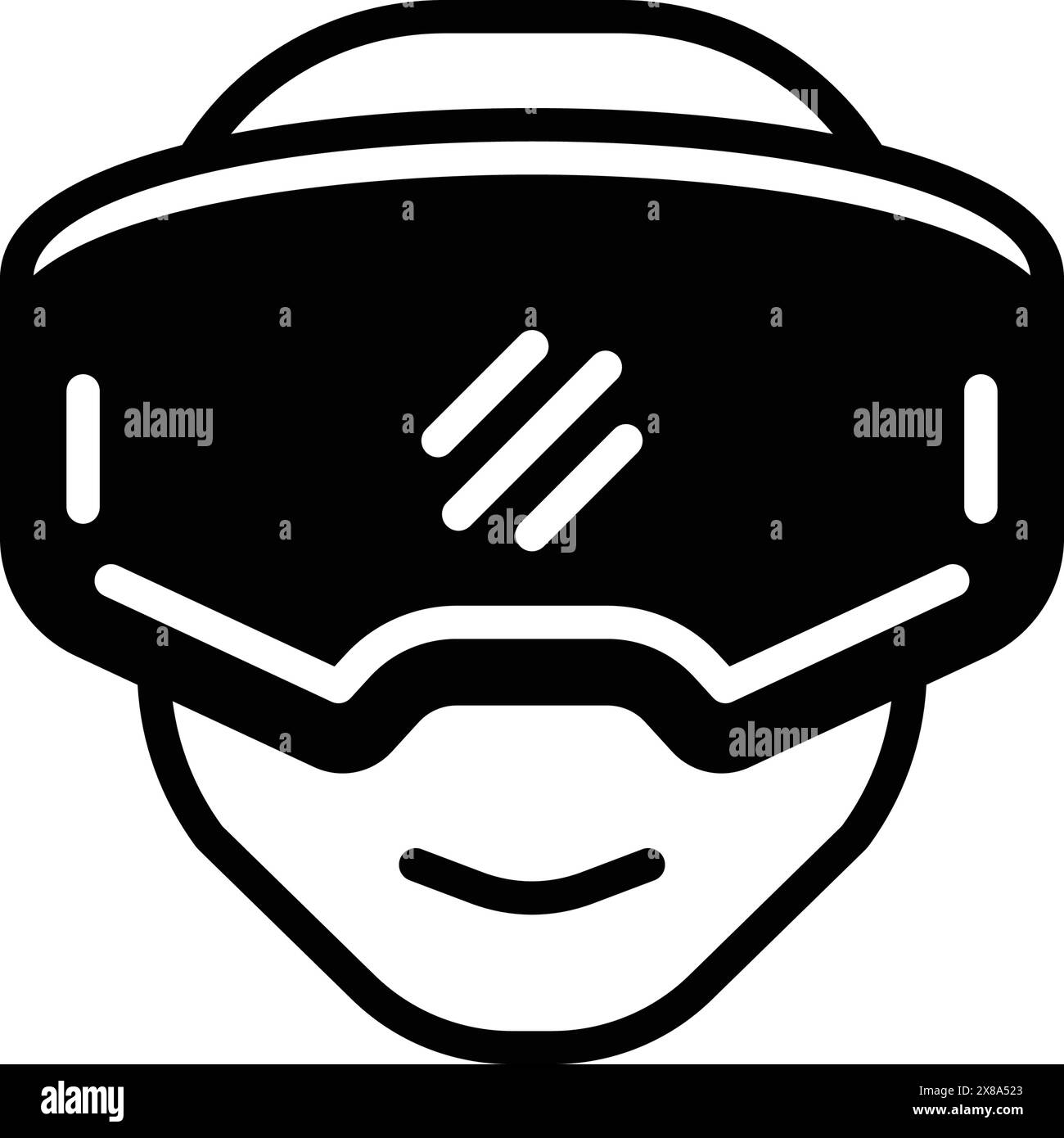 Icon for oculus rift,gear Stock Vector