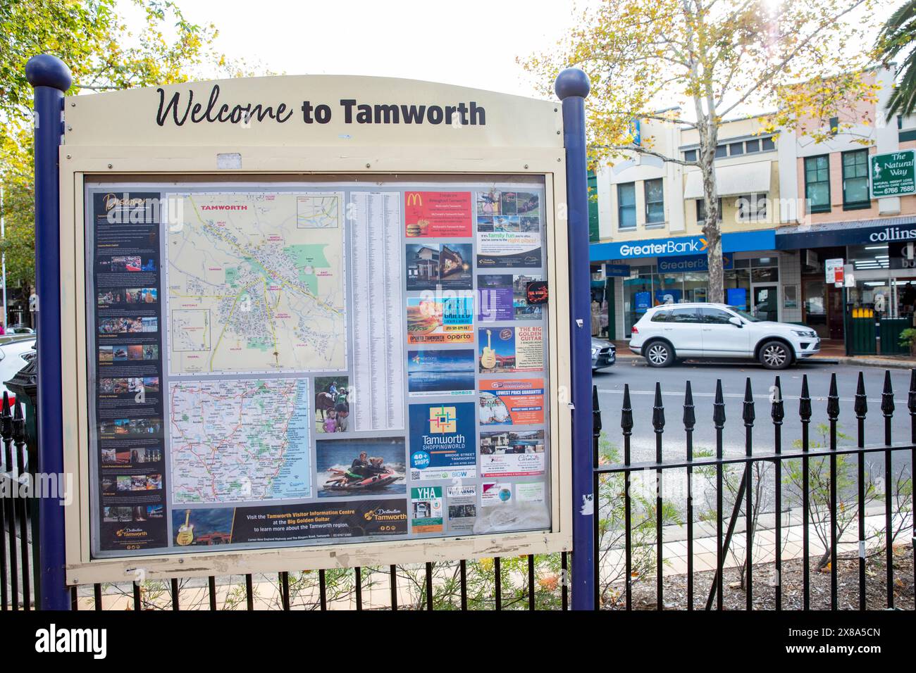 Tamworth regional map hi-res stock photography and images - Alamy