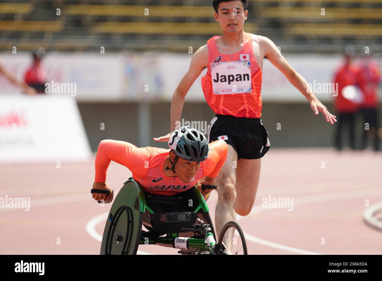 Hyogo, Japan. 24th May, 2024. (LR) Tomoki Ikoma, Takeru Matsumoto (JPN