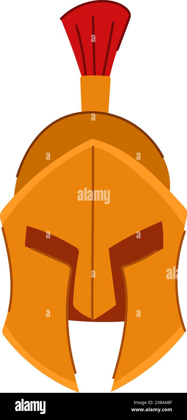 roman spartan helmet cartoon vector illustration Stock Vector Image ...
